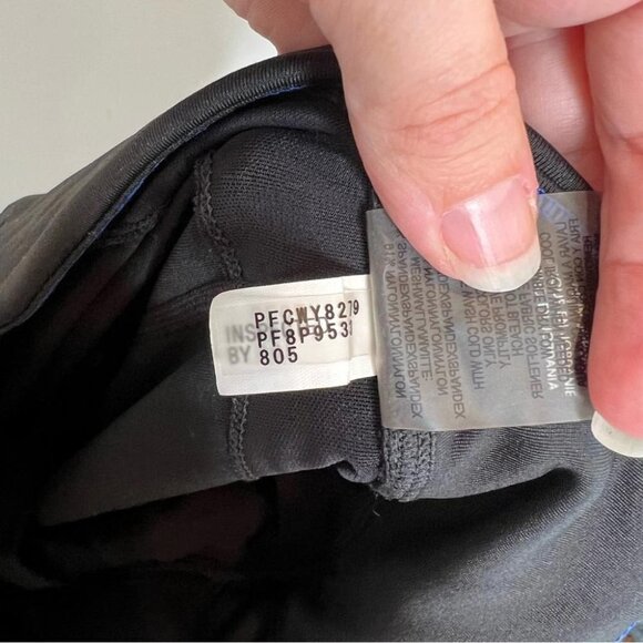 Calvin Klein Performance Womens Size Medium Black White Blue Cropped Legging - Picture 8 of 10